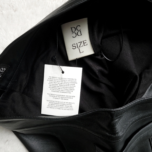 Free People Dancassab Amal Leather Trouser Pants - Picture 5 of 8